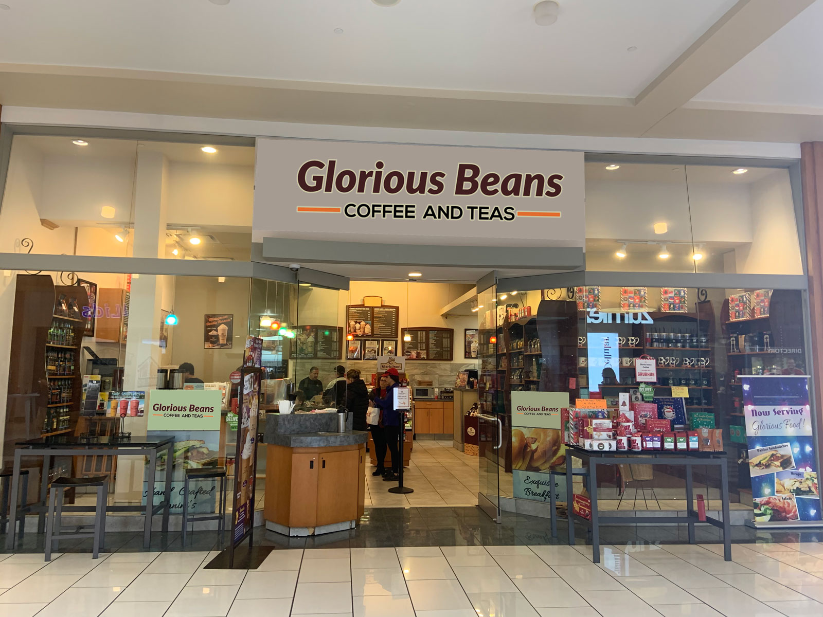 Glorious Beans Coffee & Tea at West Towne Mall.